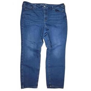 Old Navy Medium Wash Rockstar Super Skinny High‎ Rise Size 22